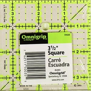 Ruler - Omnigrip - Square - 3 1/2"
