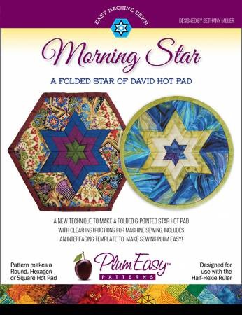 Pattern - Morning Star A Folded Star of David Hot Pad - Quilt Pa