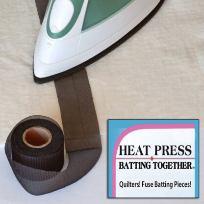 Heat Press - Batting Fuser - 1-1/2" - Black