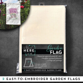 Blanks - Garden Flag - White - 2 PK - OESD