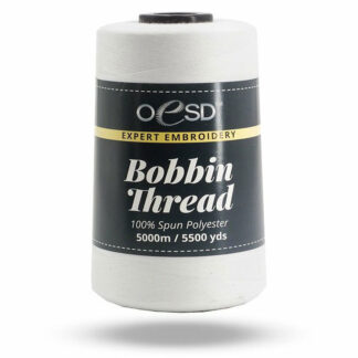 OESD - Embroidery Bobbin Thread - 5000m - Wht - 60 wt