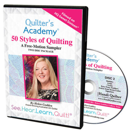 DVD - Helen Godden - Quilter's Academy - 50 Styles of Quilting: