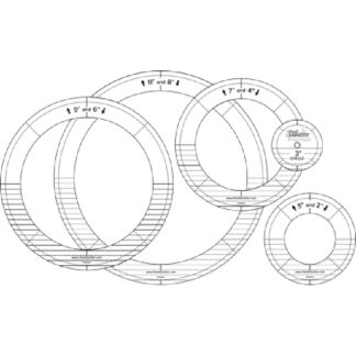 HQ - Ruler - Ring Rulers - Gold Set - HG00624