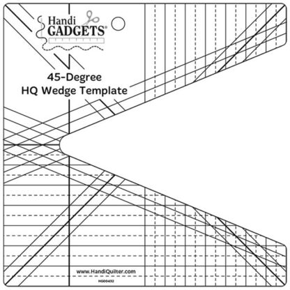HQ - Ruler - Wedge Template 45 Degree - HG00432