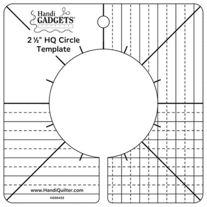 HQ - Ruler - Circle Template 2.5in - HG00433