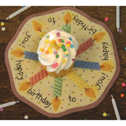 Pattern - Birthday Candle Mat - 158 - Little Stitches