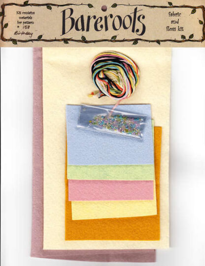 Fabric Kit - Bareroots - Little Stitches - 158 - Birthday Candle