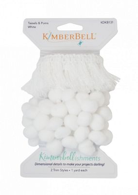 Tassels & Pom Poms - KDKB131 - White - Kimberbell