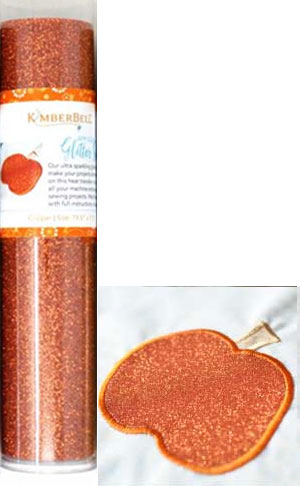Kimberbell - HTV - Applique Glitter Sheet - KDKB139 - Copper