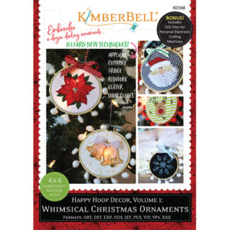 Happy Hoop Decor Vol 1  - Whimsical Christmas Ornaments  - KD568