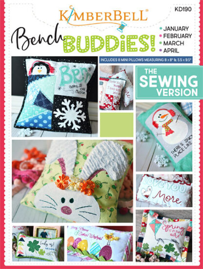 Patterns - Bench Buddies Jan to Apr - Sewing Version - Kimberbel