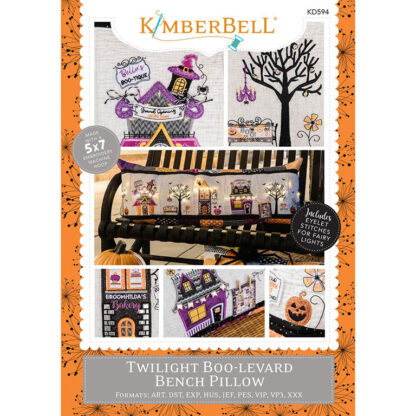 ED - Twilight Boo-levard Bench Pillow - KD594 - Kimberbell -