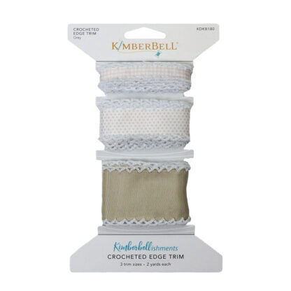 Crocheted Edge Trim  - KDKB180  - Grey  - Kimberbell