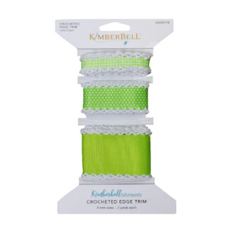Crocheted Edge Trim  - KDKB178  - Lime Green  - Kimberbell