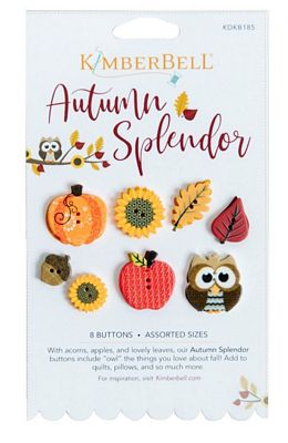 Buttons -  Autumn Splendor Buttons - KDKB185 - Kimberbell