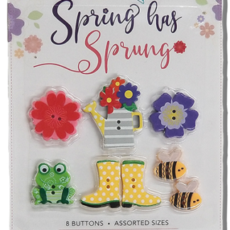 Spring has Sprung Buttons  - KDKB186- Kimberbell