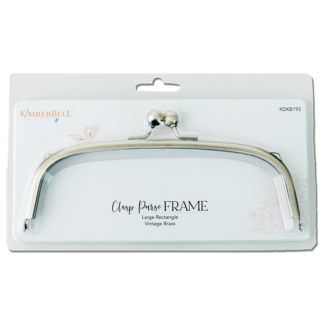 Notions - Clasp Purse Frame - Large Rectangle Brass - KDKB193 - 