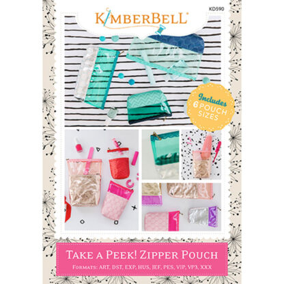 ED - Take a Peek  Zipper Pouch - KD590 - Kimberbell