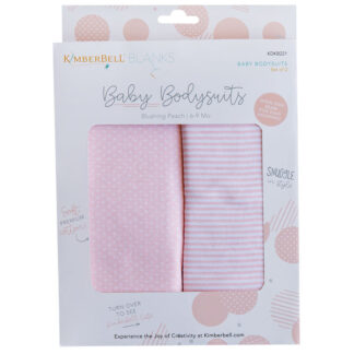 Blanks - Infant Bodysuit Set - Peach9-12m - KDKB222 - Kimberbell