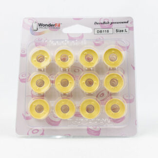 WonderFil - DecoBob L - 118 - Soft Yellow - 80wt - 101m