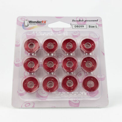 WonderFil - DecoBob L - 209 - Raspberry - 80wt - 101m