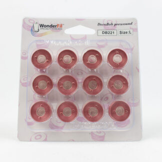 WonderFil - DecoBob L - 221 - Dusty Rose - 80wt - 101m