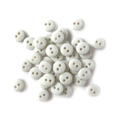 Buttons Galore - 1556 - Tiny White Buttons