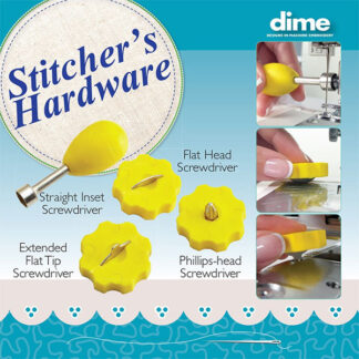 Notions - Stitchers Hardware Screwdrivers - Designs in Machine E