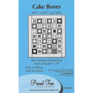 Pattern - Cake Boxes - TINY91 - Pieced Tree