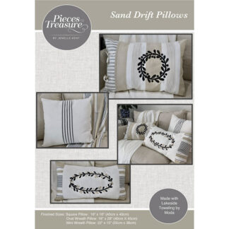 Sand Drift Pillows Pattern - Jenelle Kent