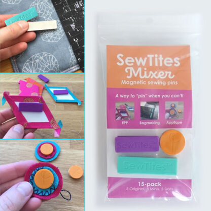 SewTites Mixer 15 Pack  - Magnetic Sewing Pins  - SewTites