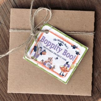 Boppity Boo Printable Disk - 6 Projects - Disk - The Wooden Bear