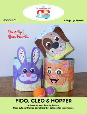 Pattern - Fido, Cleo & Hopper Pop-Up Decorations - #FQGDU201 - T