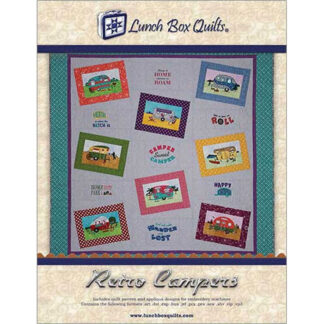 Pattern - QPRCDD - Retro Campers - by Lunch Box Quilts