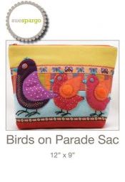 Birds on Parade Sac  - SS083  - Sue Spargo