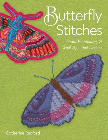 Book - Catherine Redford - Butterfly Stitches -  C&T Pub
