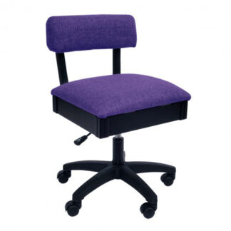 Sewing Chair - Model H8160 - Hydraulic - Purple - Arrow