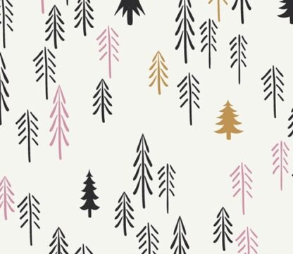 Specialty Fabric - Pine Lullaby - KC1307 - WOOD - White - Fashio