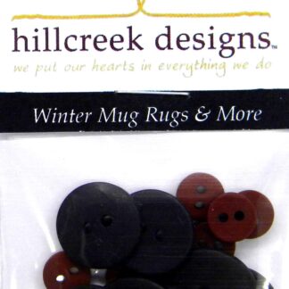 Button Pack - Winter Mug Rugs & More - Suzanne's Art House