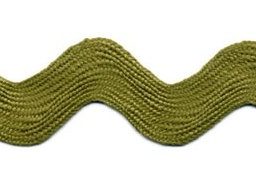 Poly Ric Rac 19mm - Olive