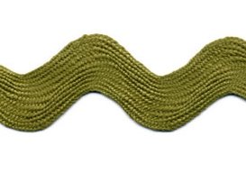 Poly Ric Rac 19mm - Olive