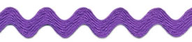Poly Ric Rac  - BP  - 029  - 465  - Purple  - 1/2" (approx. 1 cm