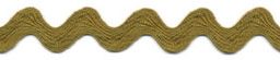 Poly Ric Rac  - BP  - 029  - 572  - Olive  - 1/2" (approx. 1 cm)