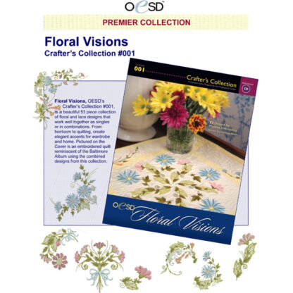 Embroidery Designs - Studio Pack - 001 - CD - Floral Visions
