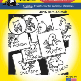 Iron-On Transfers - 4016 - Barn Animals - Aunt Martha's for Colo