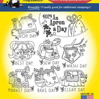 Iron-On Transfers - 4029 - An Apron a Day - Aunt Martha's for Co