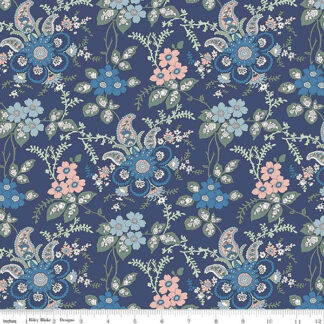 Hesketh House  - 04775651  - X  - Blue  - Floral  - Liberty of L
