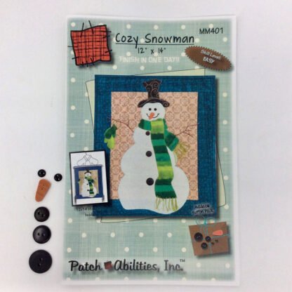Patch Abilities - MM-BMM401 - Cozy Snowman - Wallhanging