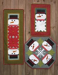 Quilting & Patchwork - Snowman Topper -  By Suzanne's Art House