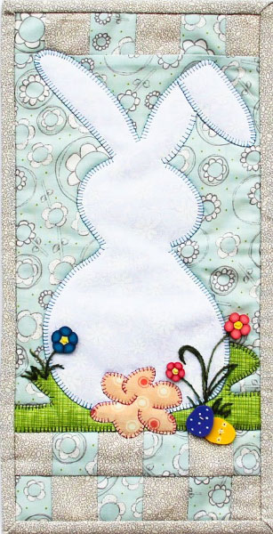 Fabric Bundle - Wall Hanging Kit - Bunny Got Back Patch Abilitie
